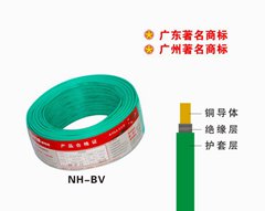 NH-BV帶耐火層的珠江電纜家裝電線